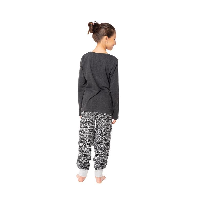 Pijama Niña Largo Algodón Invierno DC C1 Top-1