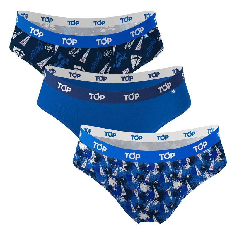 Bikinis Algodón Pack 3 Universidad Católica C1 Top-0
