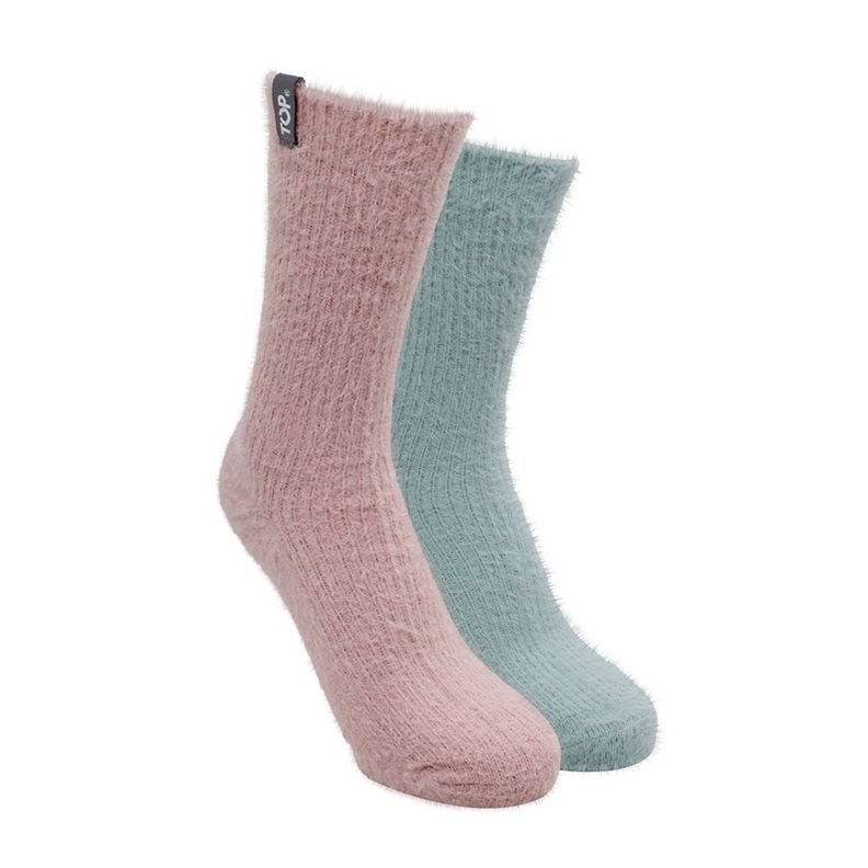 Calcetines Mujer Largos Invierno  FURRY  Pack 2 C2 TOP-0