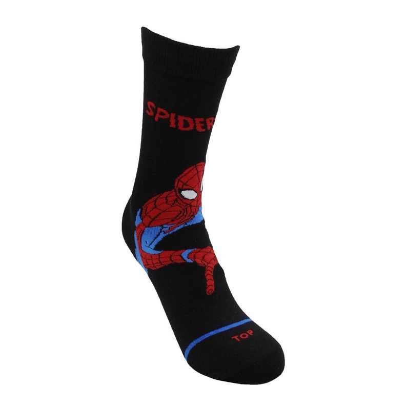 Calcetines Largos Niño Algodón Marvel Spider Man Pack 2 C1 TOP-2