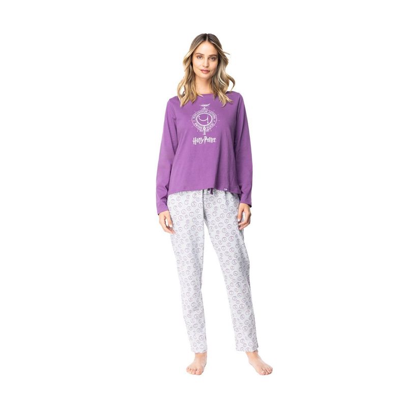 Pijama Largo Algodón Mujer Invierno Harry Potter C2 TOP-2
