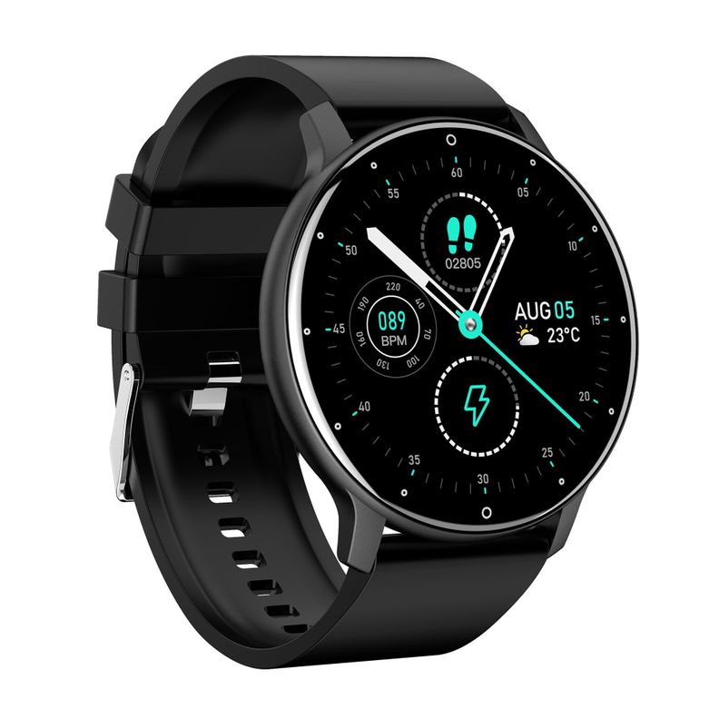 Reloj Inteligente Foxysmart Watch ZL02 Pro Smartwatch Deportivo- Negro-0