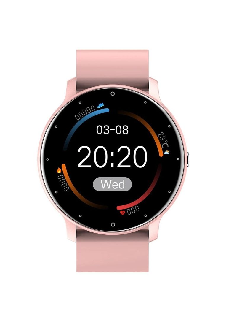 Reloj inteligente para mujer Smartwatch deportivo fitness Foxysmart Zl02 Pro - Rosado-2