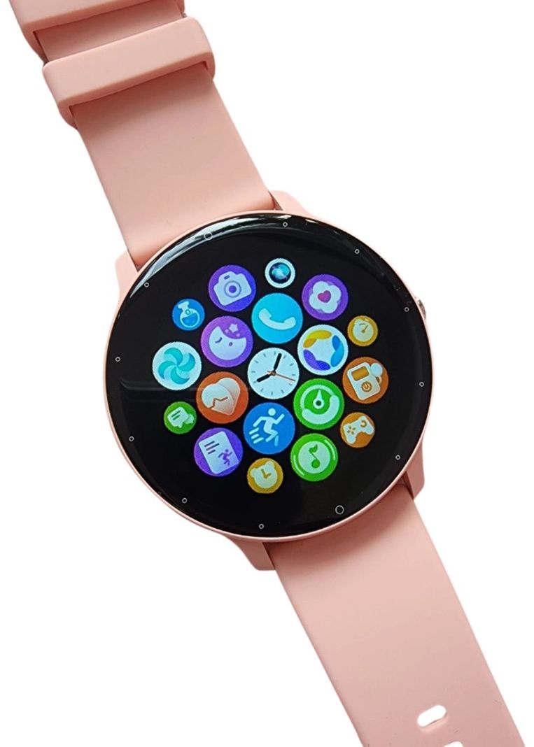 Reloj inteligente para mujer Smartwatch deportivo fitness Foxysmart Zl02 Pro - Rosado-4