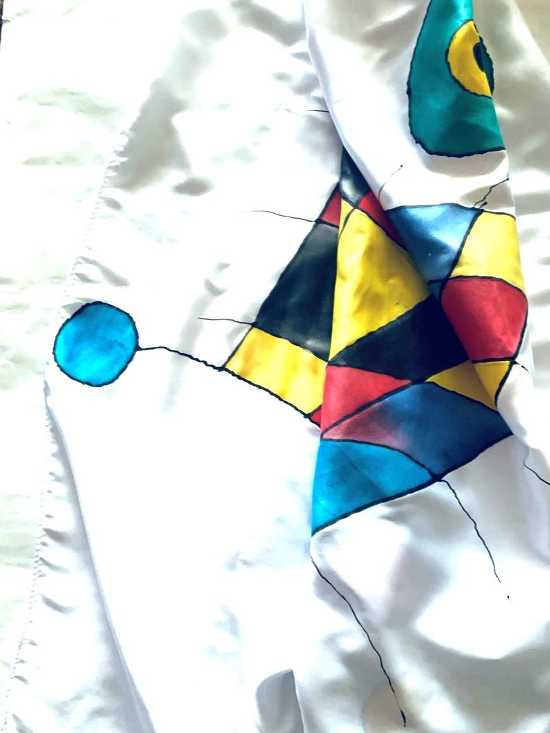 pañuelo de seda viscosa, hecho a mano, diseño exclusivo-2