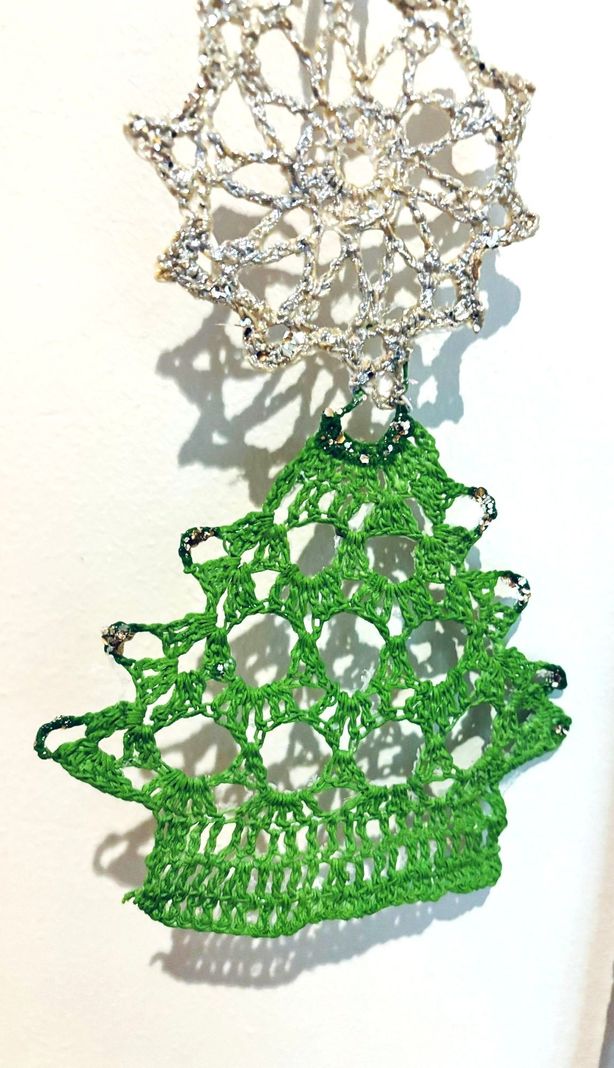 ADORNO FORMA ARBOL HECHO A MANO DISEÑO EXCLUSIVO-0