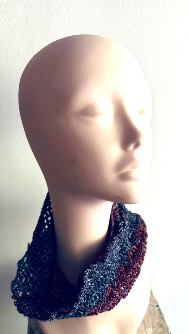 CUELLO DE SEDA TEJIDO A MANO DISEÑO EXCLUSIVO-1