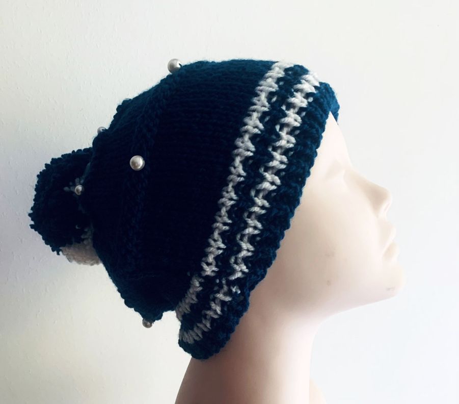 gorro petróleo hecho a mano diseño exclusivo