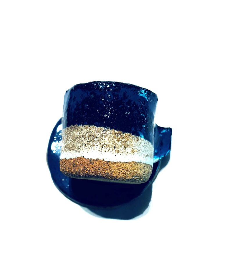 Tazas de café de cerámica gres hechas a mano diseño exclusivo-1