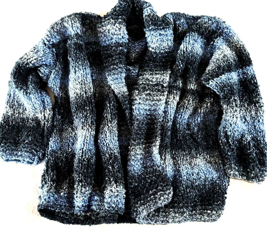 CHALECO DE LANA TEJIDO A MANO DISEÑO EXCLUSIVO-0