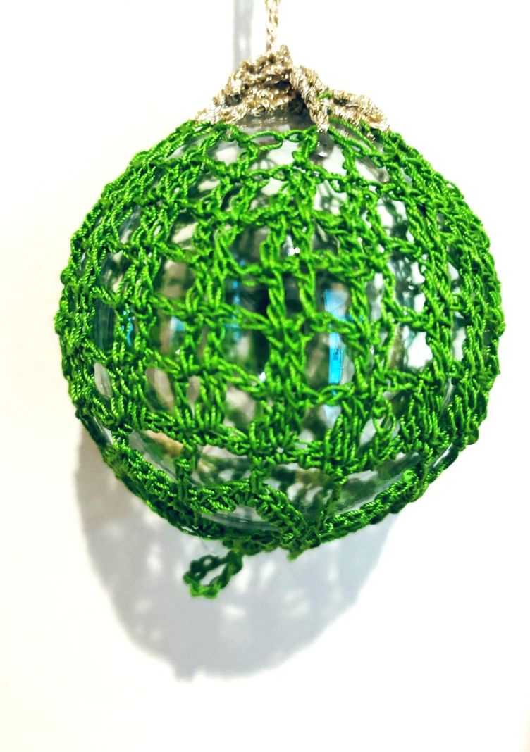 juego esferas de navidad hechas a mano -3