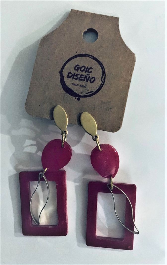 Aros de resina hechos a mano