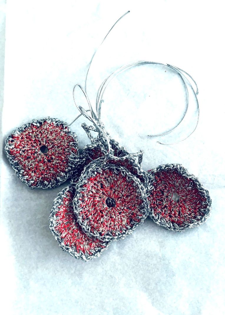 Pieza de adorno de navidad hecho a mano diseño exclusivo-1