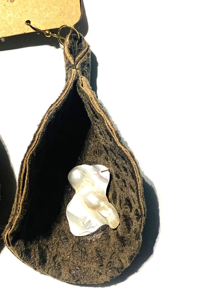 aros de gamuza hechos a mano diseño exclusivo-1