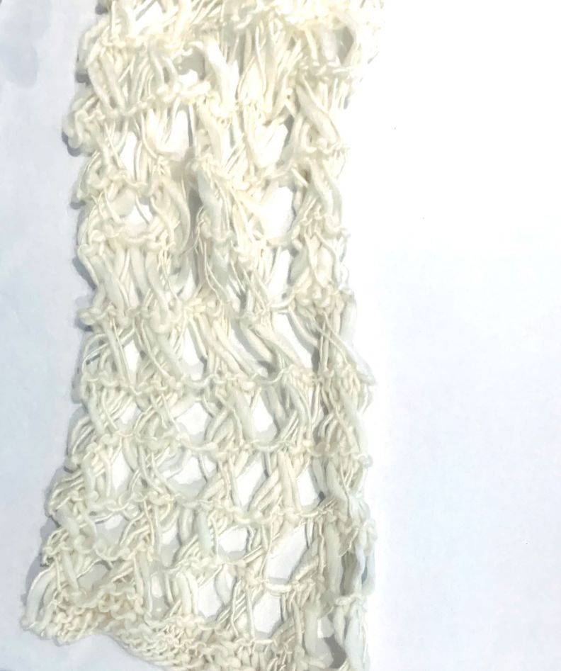 bufanda de seda y algodón hecha a mano diseño exclusivo-1