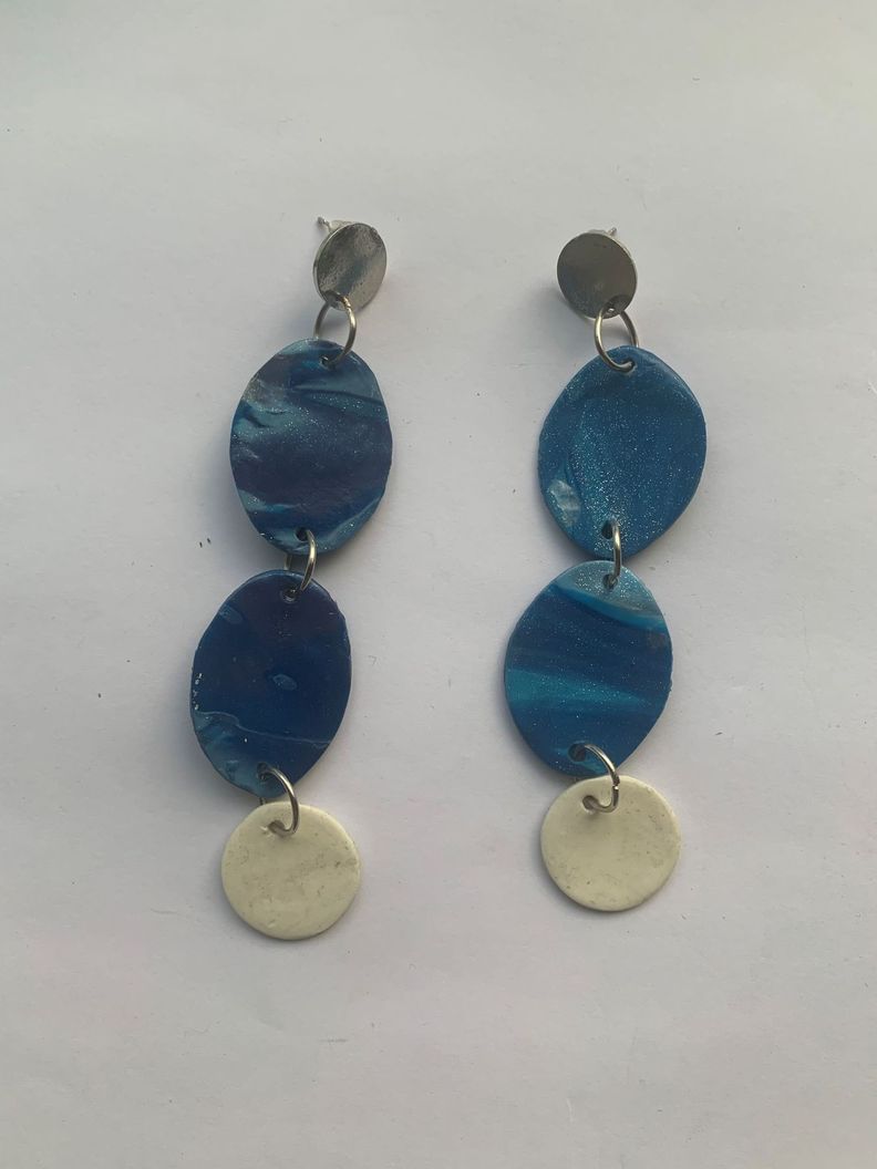 aros de arcilla polimérica hechos a mano diseño exclusivo-0