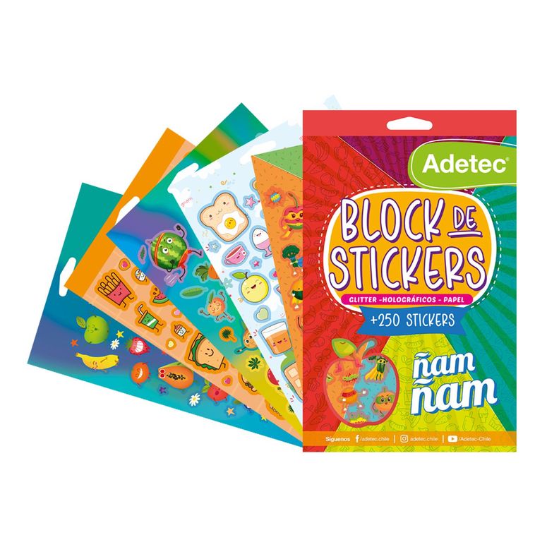 Block de Stickers Ñam Ñam-1