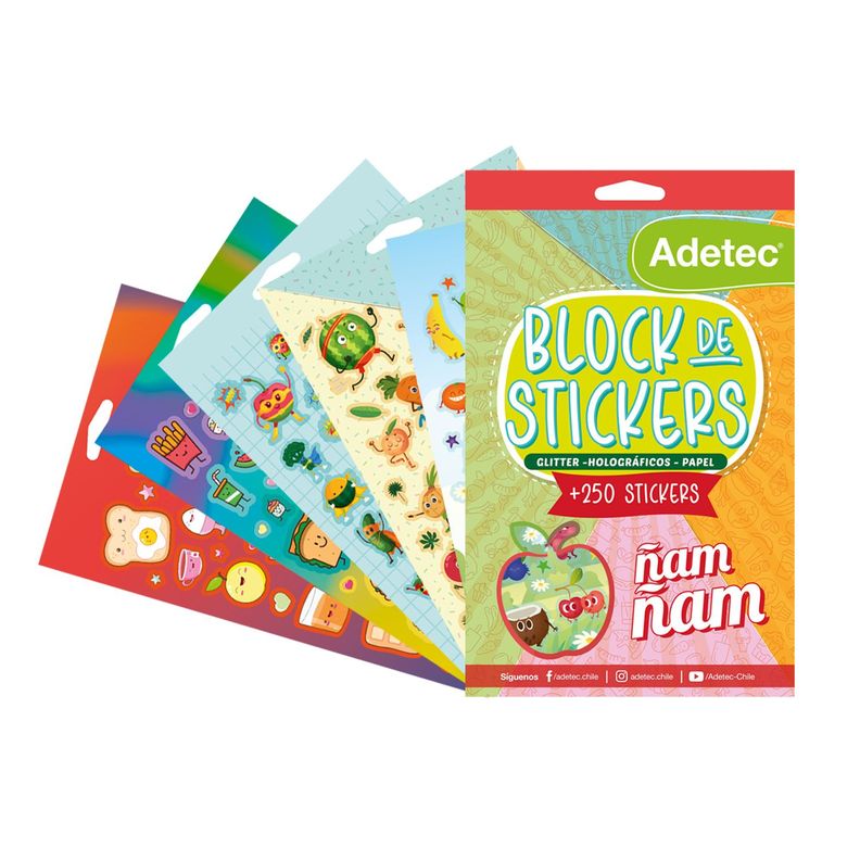 Block de Stickers Ñam Ñam-2