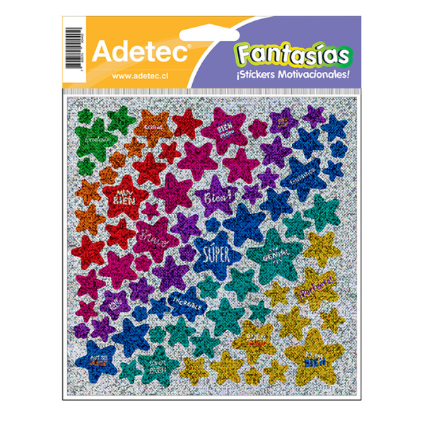 Etiqueta Escolar Diseño Estrellitas-0