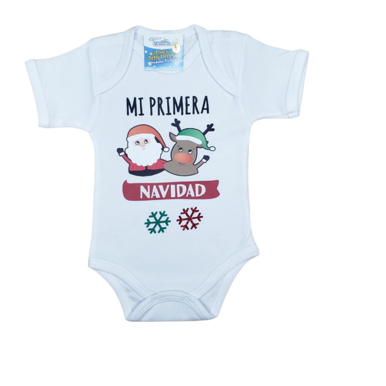 BODY BEBE MI PRIMERA NAVIDAD PASCUERO-0