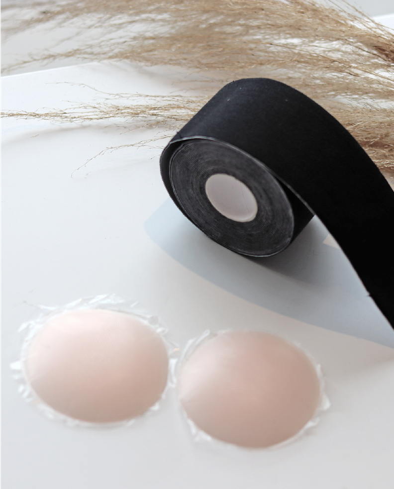 PACK LENCERIA BASICO BOOB TAPE NEGRO