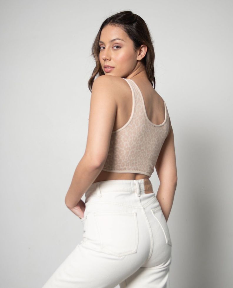 Brami Nudo Leopardo Latte Talla única-0