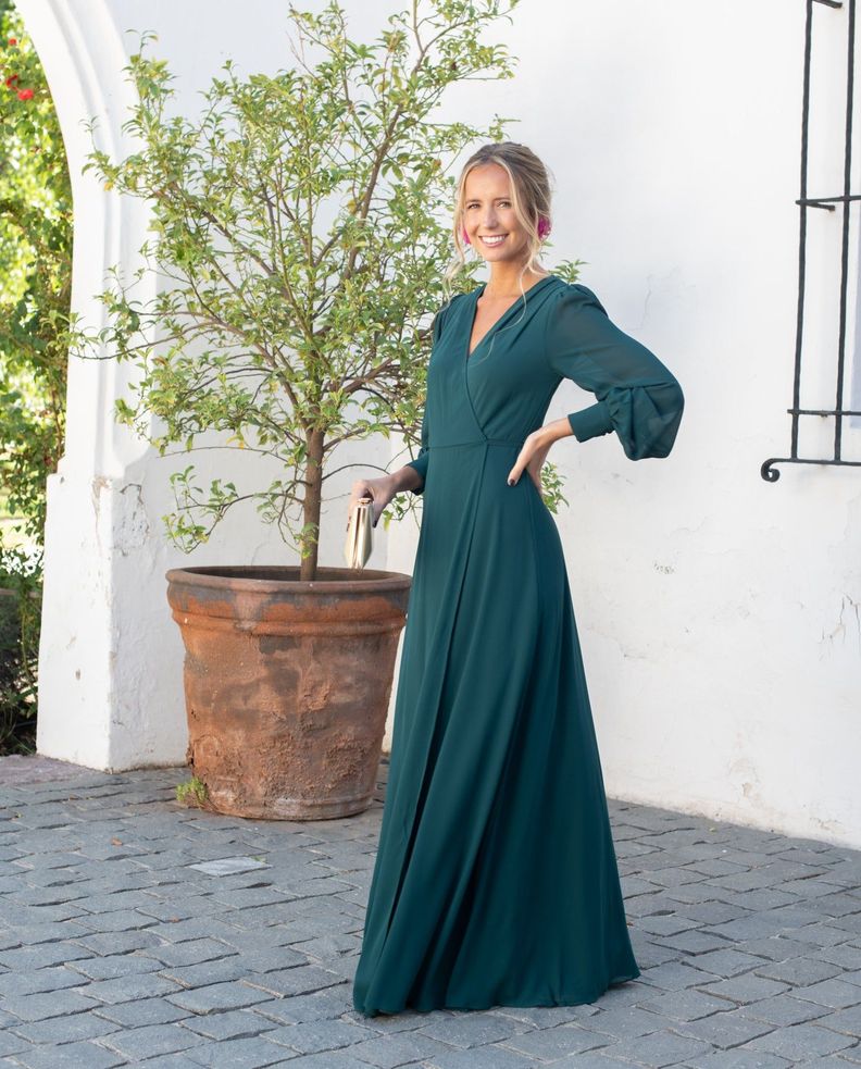 vestido largo jacinta verde -4