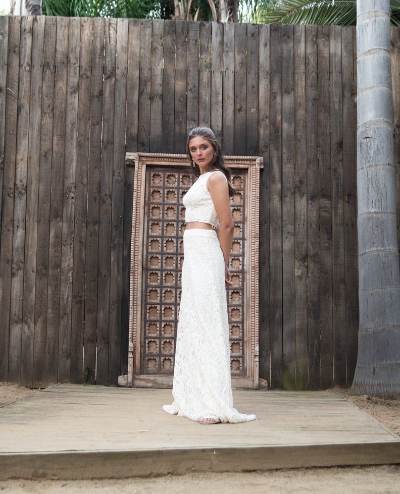 VESTIDO DE NOVIA 2 PIEZAS CONJUNTO EVA IVORY-0