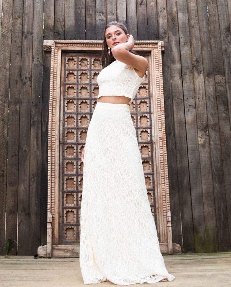 VESTIDO DE NOVIA 2 PIEZAS CONJUNTO EVA IVORY-2