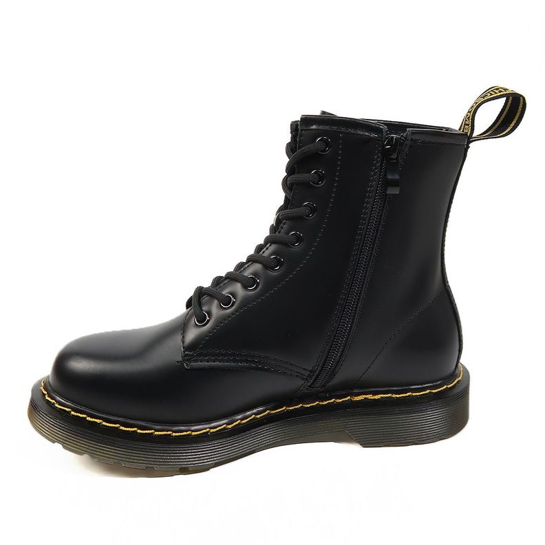 Botines Dr. Martens Smooth Cuero Mid Calf Hombre Negras-0