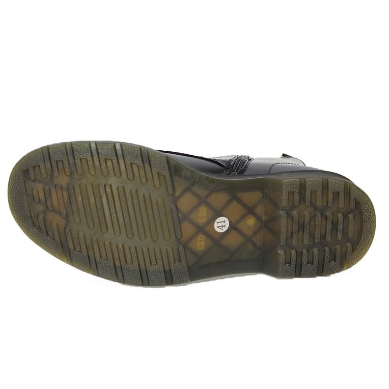 Botines Dr. Martens Smooth Cuero Mid Calf Hombre Negras-6