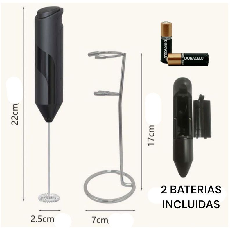 Batidor Espumador Leche Electrico Cafe Mezclador Manual Na68-1