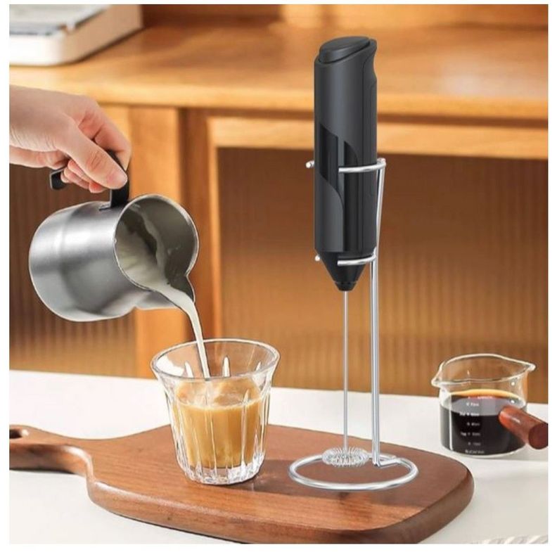 Batidor Espumador Leche Electrico Cafe Mezclador Manual Na68-7