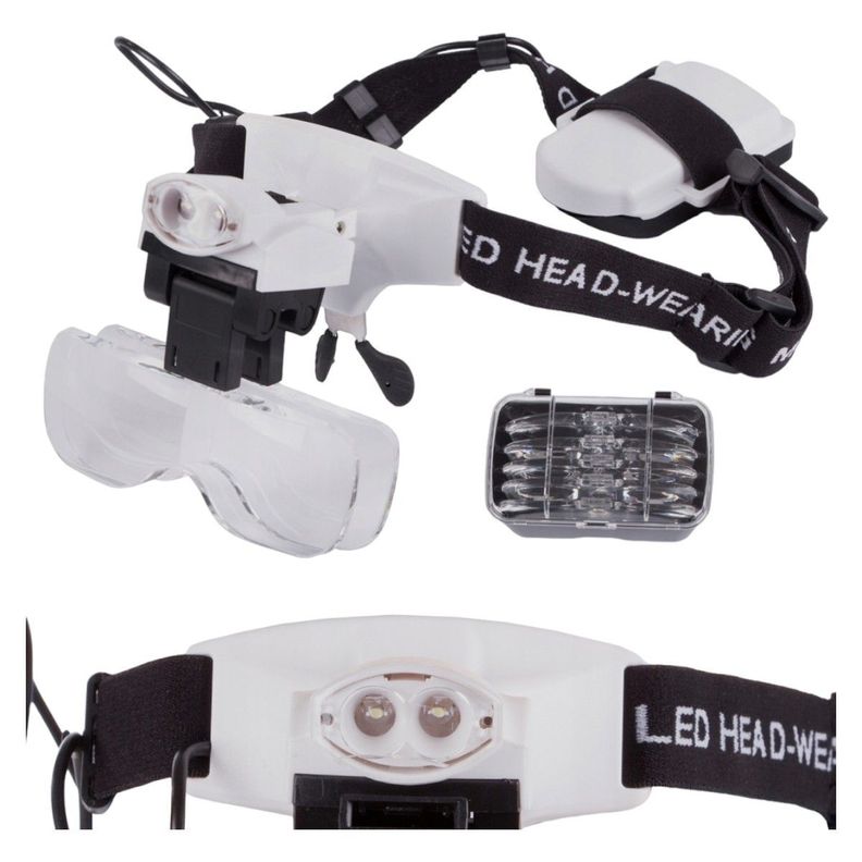 Lupa Cabeza Dupliled 5 lentes multiples aumentos Nb74-1