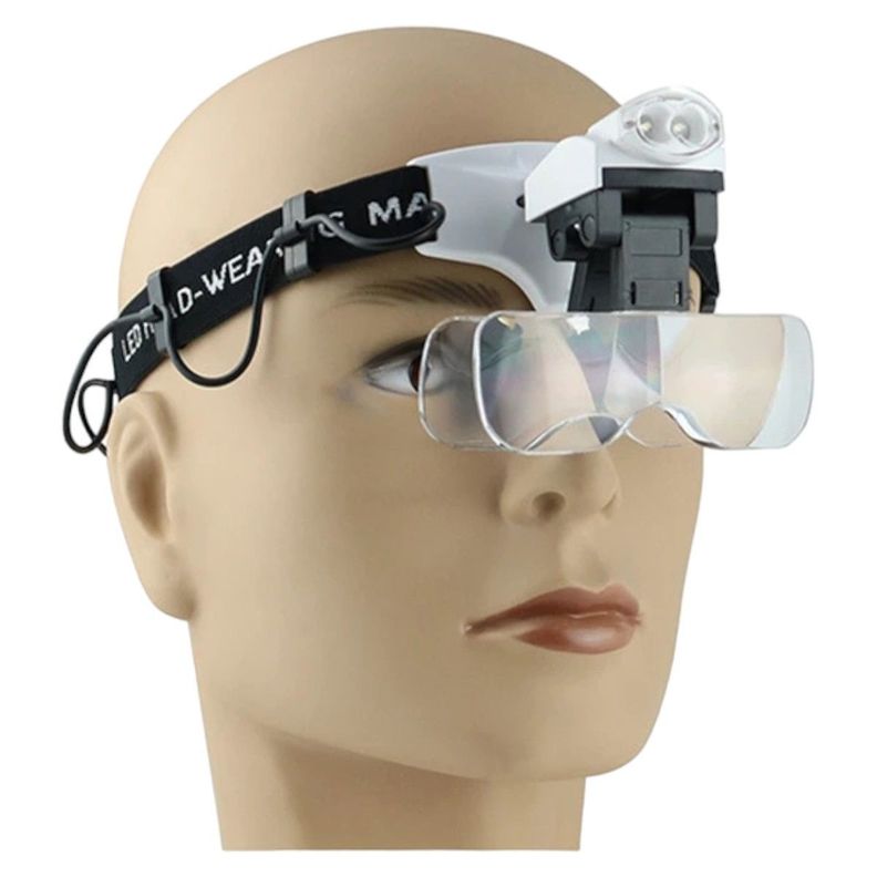 Lupa Cabeza Dupliled 5 lentes multiples aumentos Nb74-3