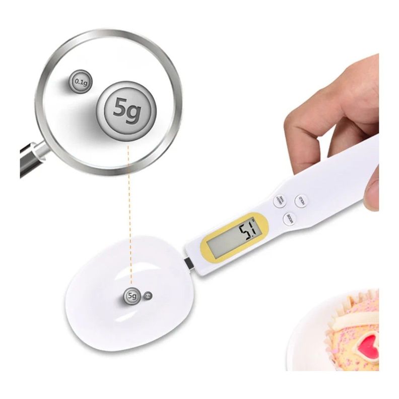 Cuchara Gramera Medidora Digital Portátil Lcd Aa01-4