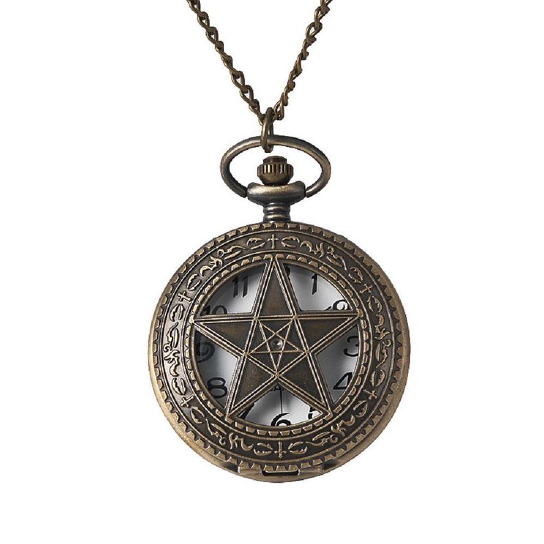 Reloj Bolsillo Retro Five Star Pentagrama Am20-2