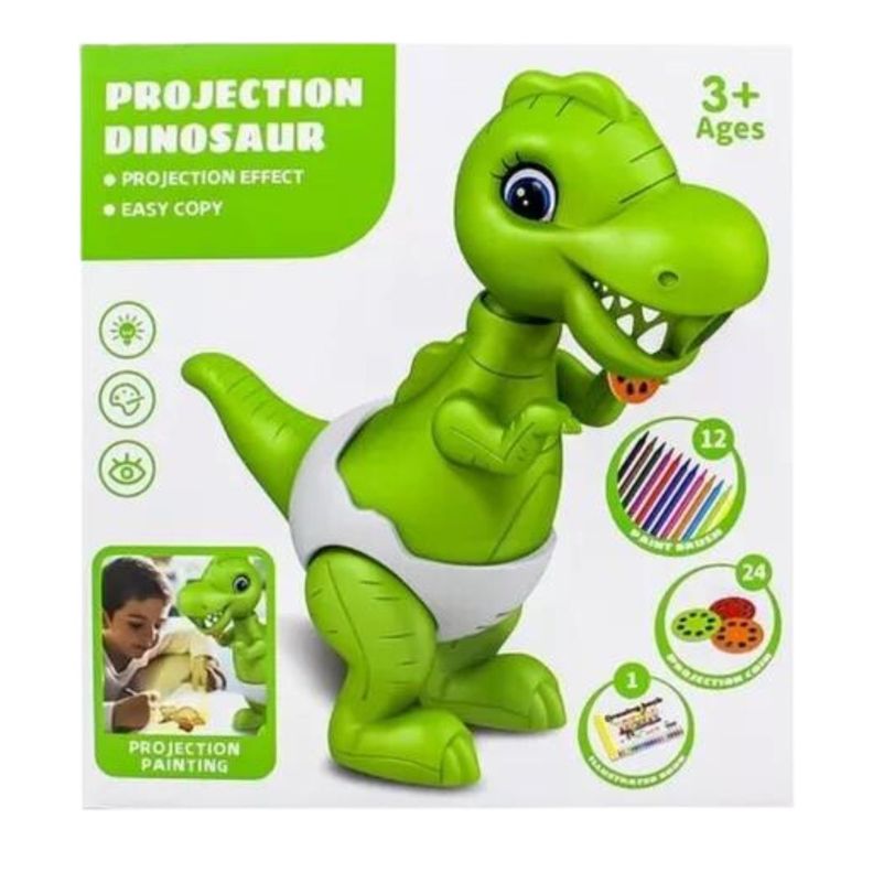 Proyector De Dibujo Niños Didáctica Dino Bebe MX36-4