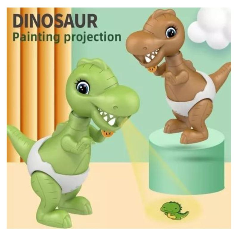Proyector De Dibujo Niños Didáctica Dino Bebe MX36-1