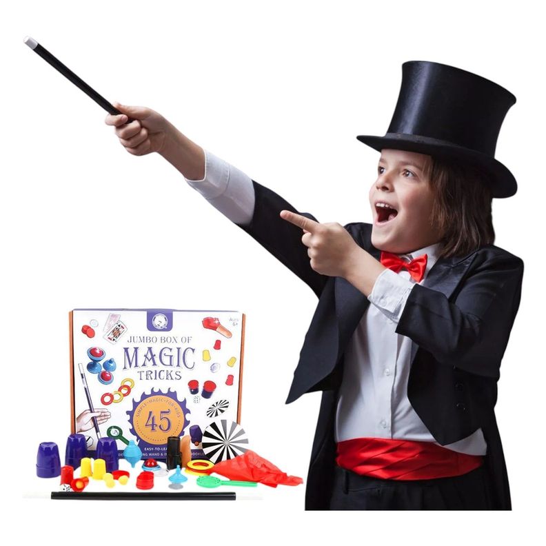 SET MAGIA 45 TRUCO DIVERSIÓN ILUSIONISMO MAGO NC29-0