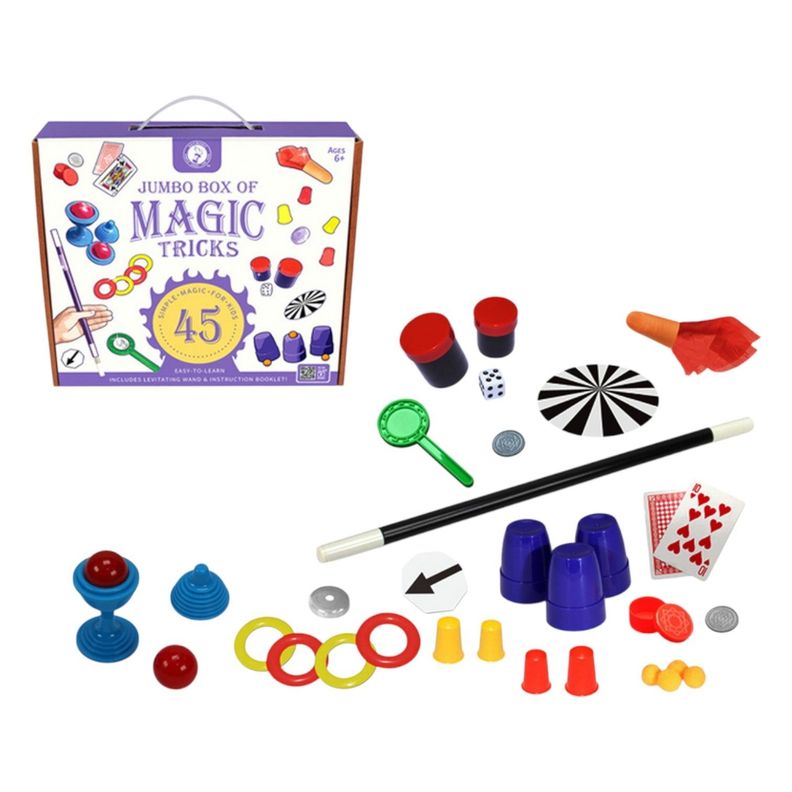 SET MAGIA 45 TRUCO DIVERSIÓN ILUSIONISMO MAGO NC29-1