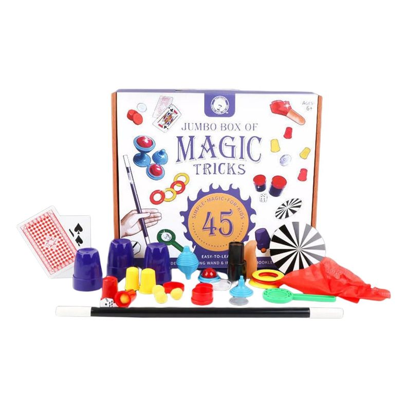 SET MAGIA 45 TRUCO DIVERSIÓN ILUSIONISMO MAGO NC29-2
