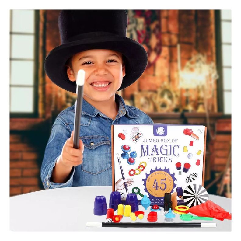 SET MAGIA 45 TRUCO DIVERSIÓN ILUSIONISMO MAGO NC29-5
