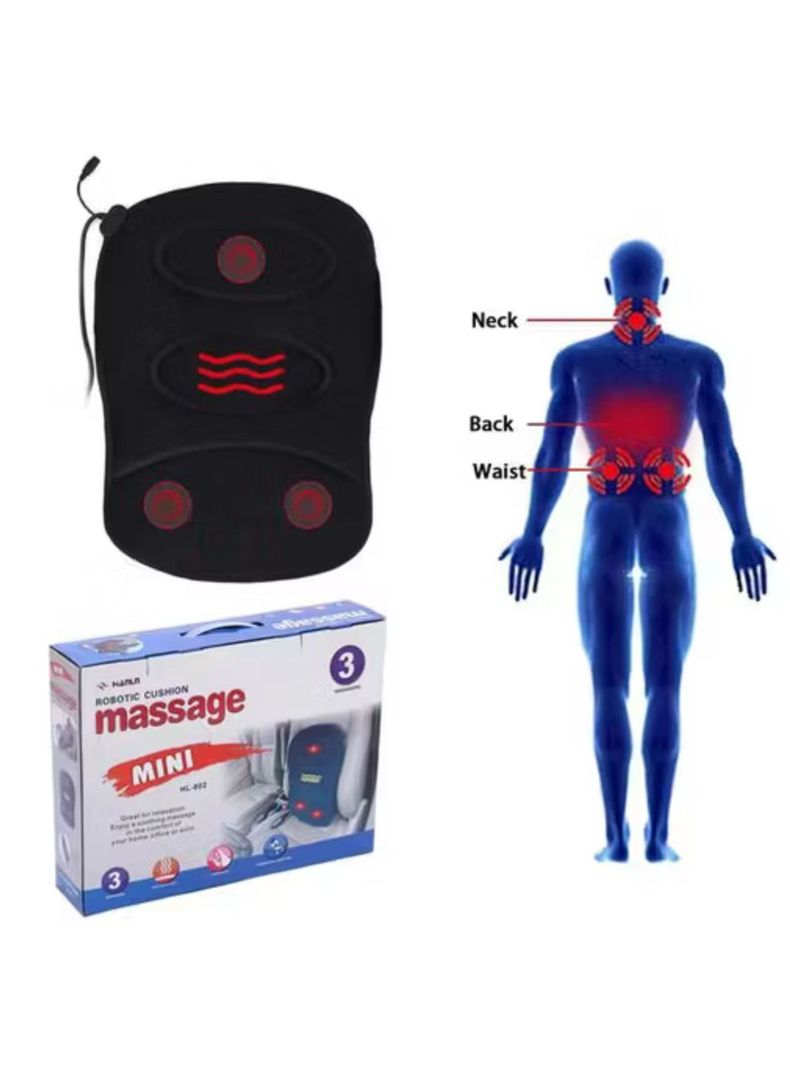 Masajeador Electrico de Espalda Para Asiento Sillon con Control MZ89-4