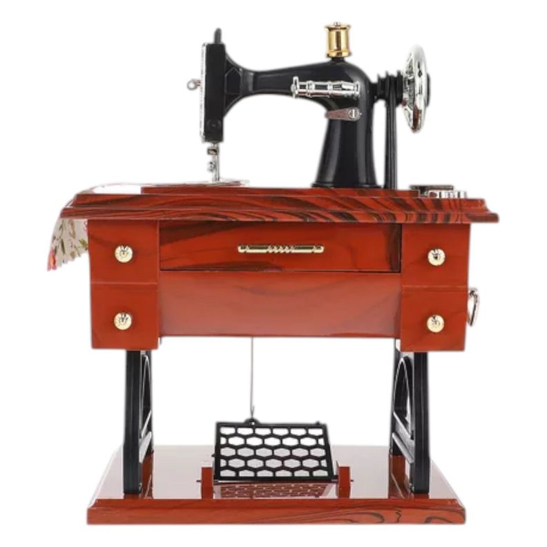 MÁQUINA DE COSER CAJA MUSICAL MINI VINTAGE NC35-0