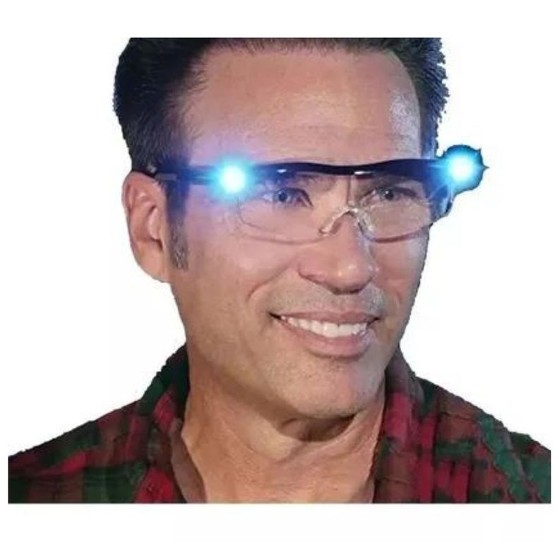 Lentes Lupa Luz Led Anti Luz Azul 160% Recargable Na89-0