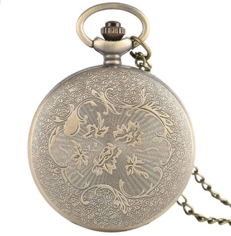 Reloj Bolsillo Vintage Bird Quartz Al23-4
