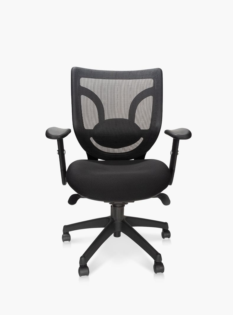 Silla Oficina Black Base Nylon Negro-0