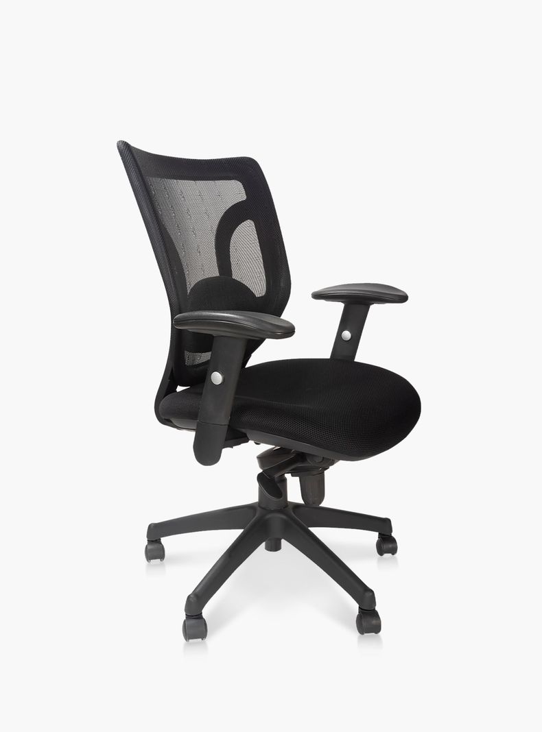 Silla Oficina Black Base Nylon Negro-1