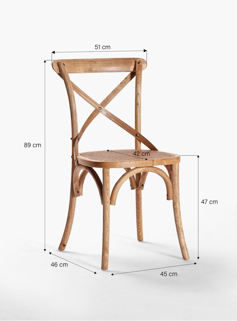 Silla Madera Tradition Junco Olmo Envejecido-4